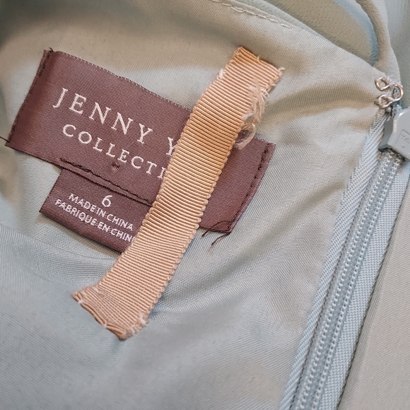 Jenny Yoo BHLDN Inesse Blue Maxi Dress Size 6 Bridemaid Wedding - Picture 9 of 12